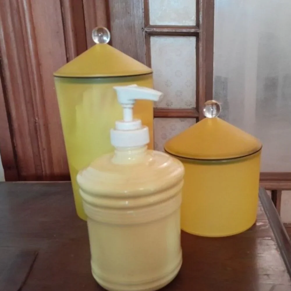 Yellow Kitchen or Bath Collection: 4 Pier 1 Items
